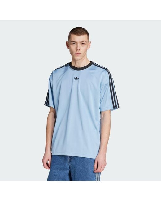 Adidas Originals Blue Adicolor Jacquard Jersey for men