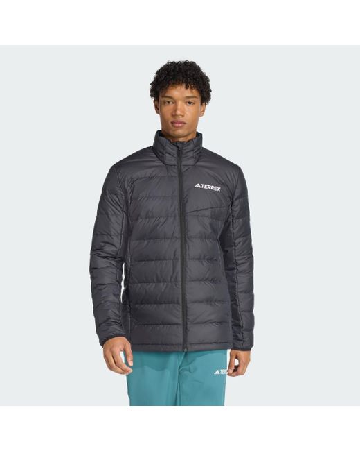 Adidas Gray Terrex Multi Light Down Climawarm Jacket for men