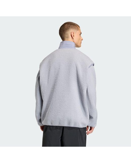 Adidas Poc Xploric High Pile Fleecejacke in Blue für Herren