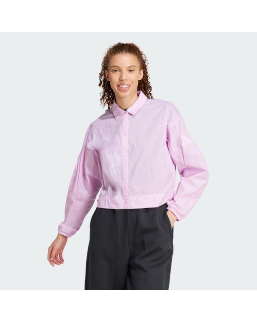 Camisa City Escape Lightweight Adidas de color Purple