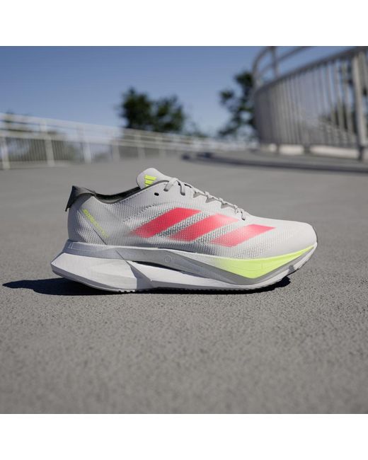 Adidas Pink Adizero Boston 12 Shoes