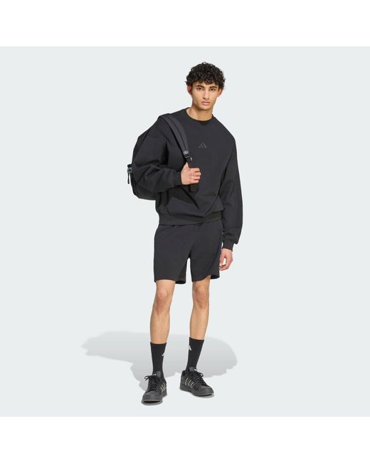 Adidas Black Kit Small Logo Sweatshirt for men