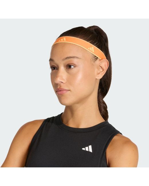 Adidas Blue Multiple Width Training Haarbänder, 3Er-Pack