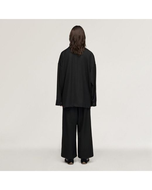 Adidas Black Y-3 Wool Chore Coat
