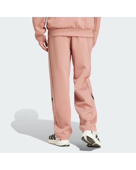 Pantalón Z.N.E. Open-Hem Adidas de hombre de color Pink