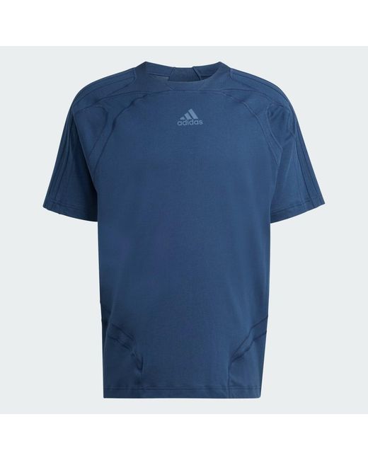 Adidas Blue Cutline Regular T-Shirt for men