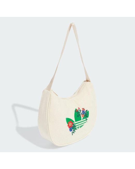 Adidas Green Flower Mini Shoulder Bag