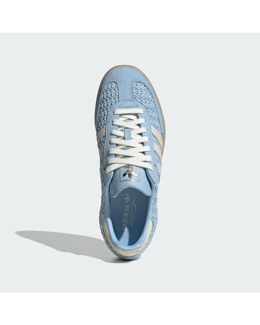 Adidas Blue Samba Og Shoes