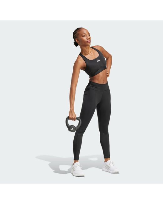 Adidas Black Primeliftreact Training Bra