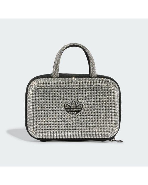 Borsetta Rhinestone di Adidas in Metallic