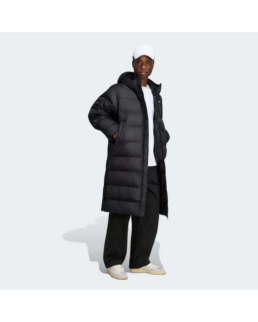 Adidas Black Long Regen Jacket for men