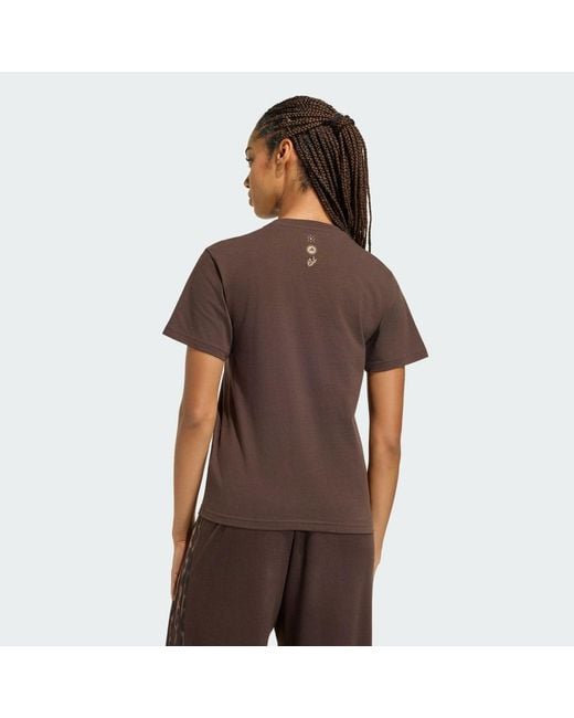 Adidas Brown Animal Graphic T-Shirt