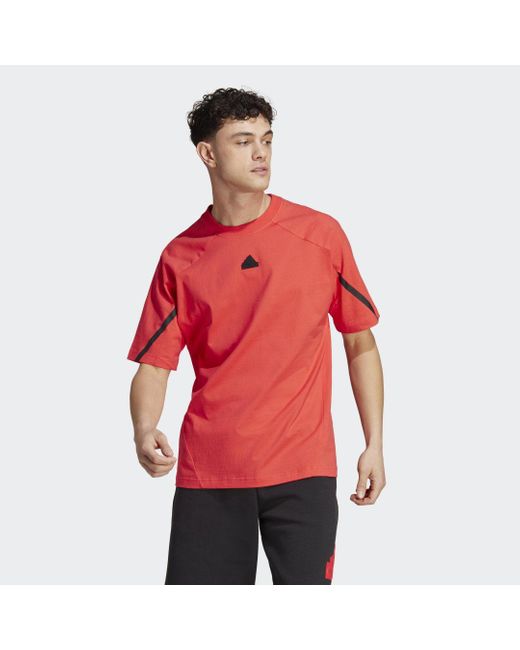 Adidas Red Designed 4 Gameday T-Shirt for men