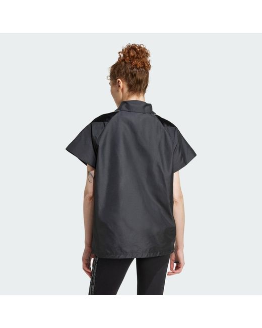 Adidas Black Stadium Cover Up Shirt