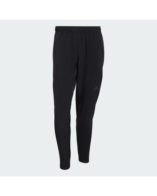 Adidas Black D4T Workout Joggers for men