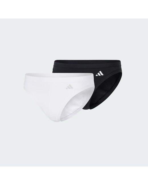 Adidas White Active Modal Comfort Bikini Underwear