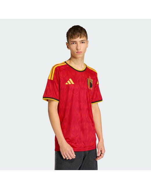 Adidas Red Belgium 26 Home Jersey for men