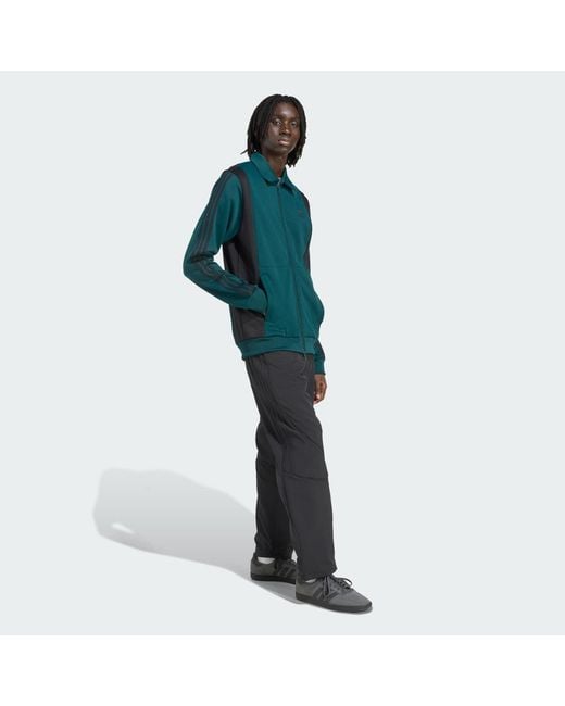 Chaqueta Adicolor Panel Adidas Originals de hombre de color Green