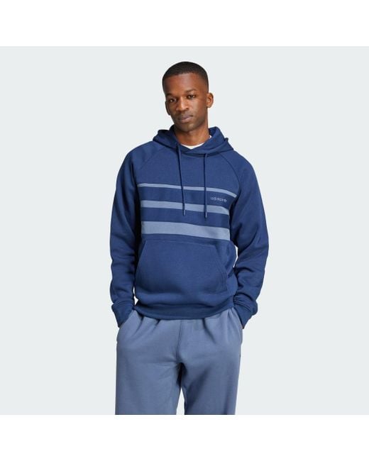 Adidas Blue The First Hoodie for men