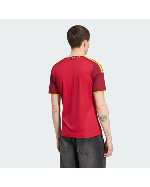 Adidas Red As Roma 26/27 Home Jersey for men