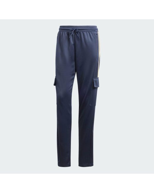 Adidas Blue Tiro Cargo Tracksuit Bottoms