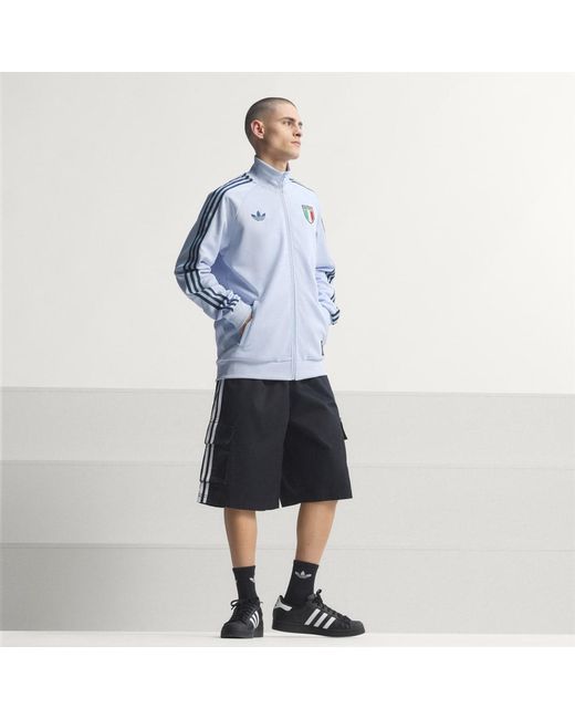 Adidas Blue Italy Originals Track Top for men