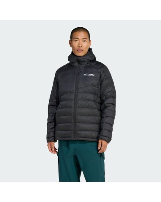 Chaqueta Con Capucha Terrex Xperior Climawarm+ Down Adidas de hombre de color Black