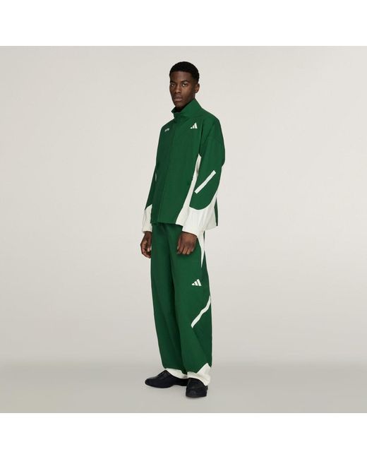 Adidas Green X Arte Antwerp Z.N.E. Material Mix Full-Zip Tracktop for men
