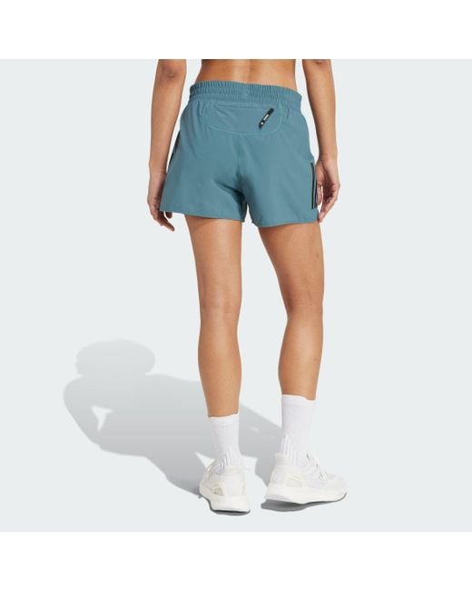 Adidas Blue Own The Run Shorts