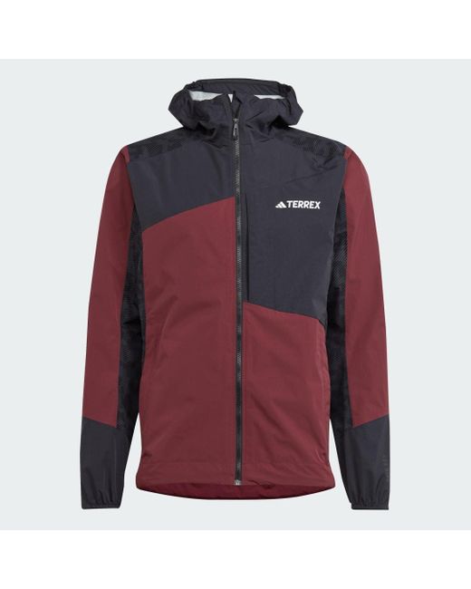 Rot AT Regenjacke Herren Lyst in Hybrid RAIN.RDY adidas für TERREX | Xperior