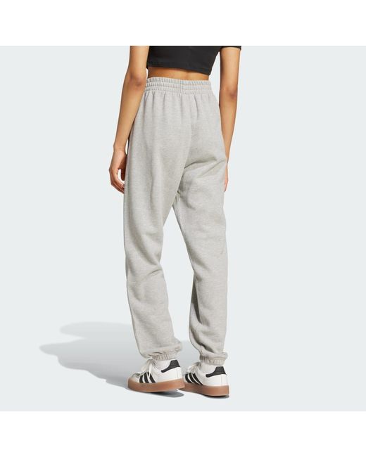 Adidas Gray Essentials French Terry Joggers