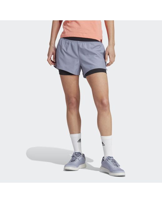 adidas Five Ten Primegreen Two-in-One Climb Shorts in Blau | Lyst DE