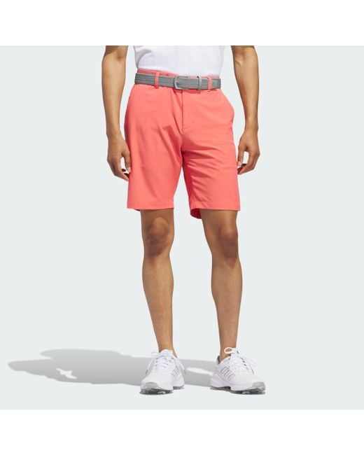Adidas Red Ultimate365 8.5-inch Golf Shorts for men