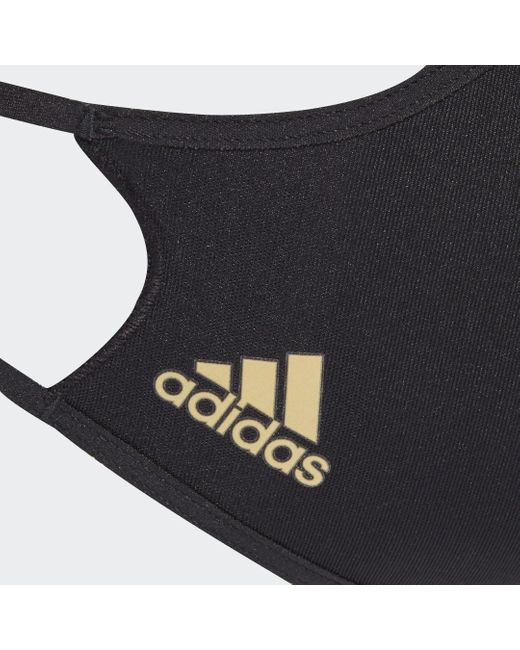 adidas Juventus Mondkapje 3-pack Xs/s in het Zwart - Lyst