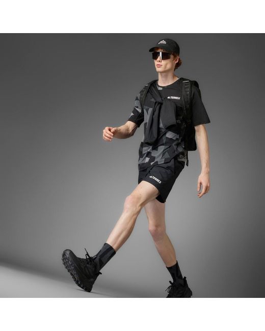 Adidas Black Terrex Multi Shorts for men