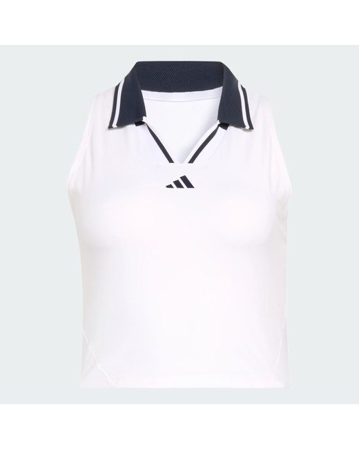 Adidas Blue Tennis Tennis Climacool Crop Tank Pro Ka8883
