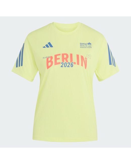 Adidas Green Bmw Berlin-Marathon 2026 Event T-Shirt