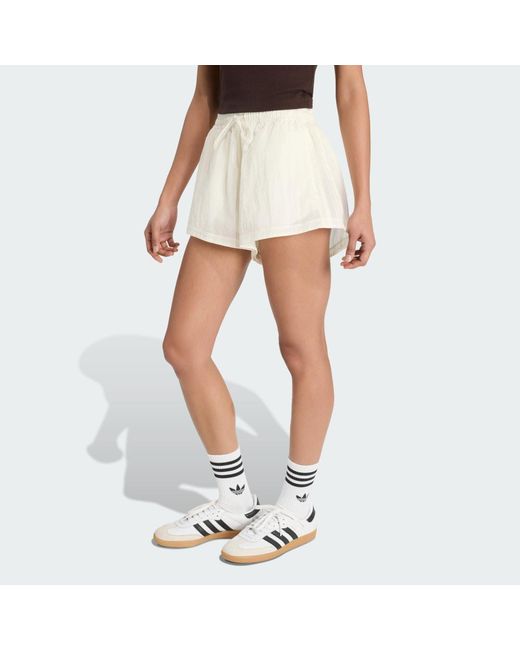 Adidas White Santiago Woven Shorts