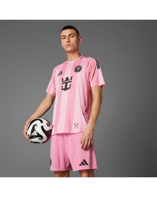 Camiseta Primera Equipación Inter Miami Cf 25/26 Messi Authentic Adidas de hombre de color Pink