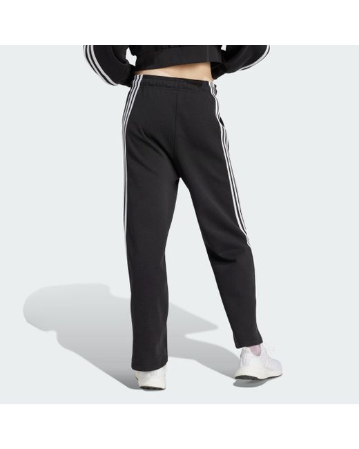 Pantaloni Future Icons 3-Stripes Open Hem di Adidas in Black