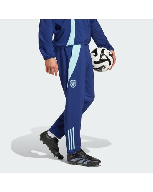 Adidas Originals Blue Arsenal Tiro 24 Presentation Pants for men
