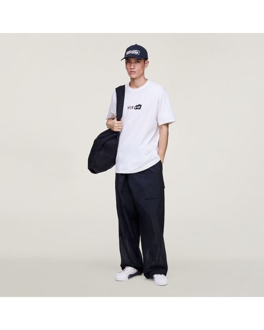 Adidas White Y-3 Gfx Short Sleeve Tee