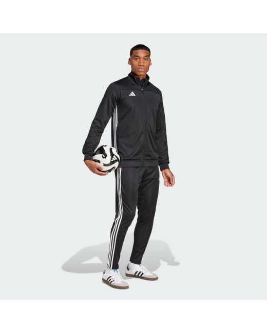 Adidas Black Tiro 25 Essentials Track Suit for men