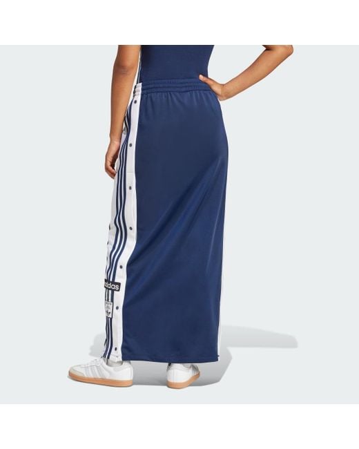 Adidas Blue Adicolor Adibreak Maxi Skirt