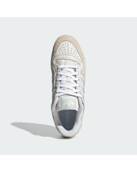 Adidas White Forum 84 Low Adv Shoes