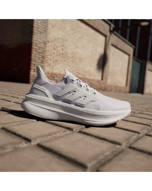 Adidas White Ultraboost 5 Shoes