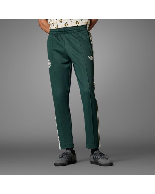 Adidas Green Fc Bayern Seasonal Track Tracksuit Bottoms for men