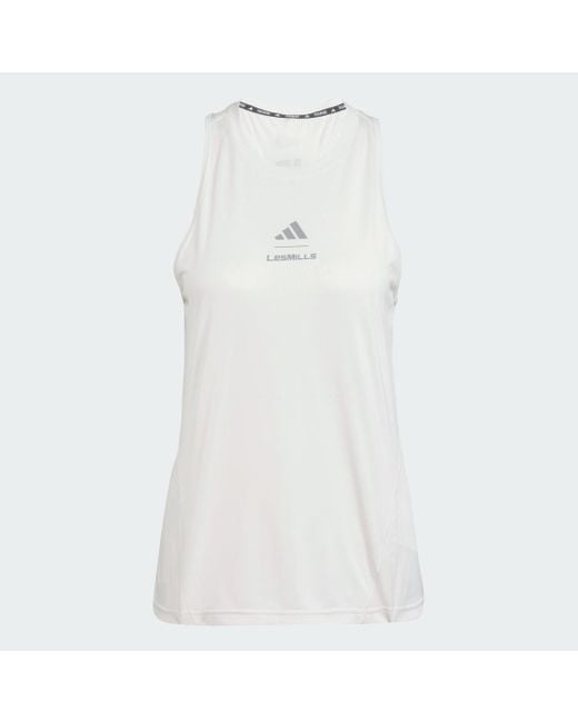 Les Mills Graphic Tank Top di Adidas Originals in Green