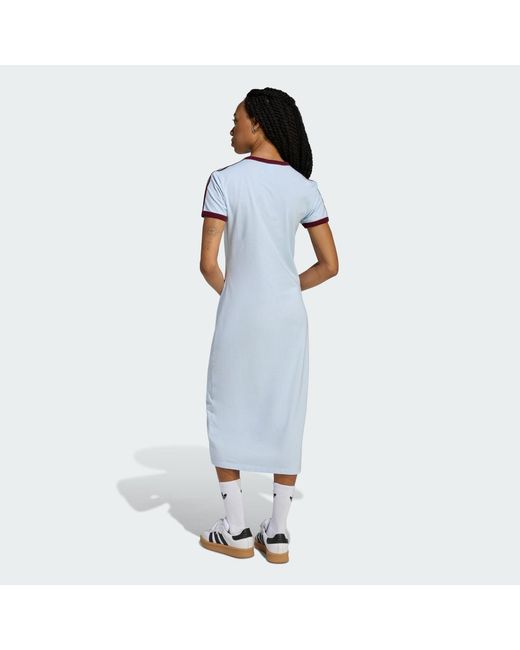 Adidas Blue 3 Stripes Dress (Slim)