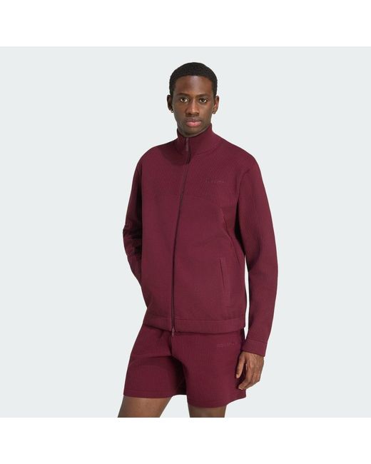 Adidas Red Munich 93 Knit Tracktop for men